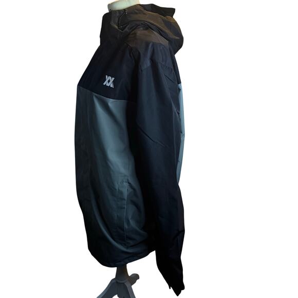 Dixxon Gray and Black Tech Windbreaker Jacket, Men's Size Large Tall, NWT - Picture 8 of 11